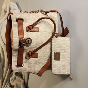 Michael Kors Large Hamilton tote and wallet